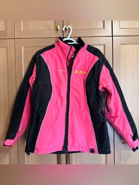 Klim Pink and Black Gore-Tex Jacket